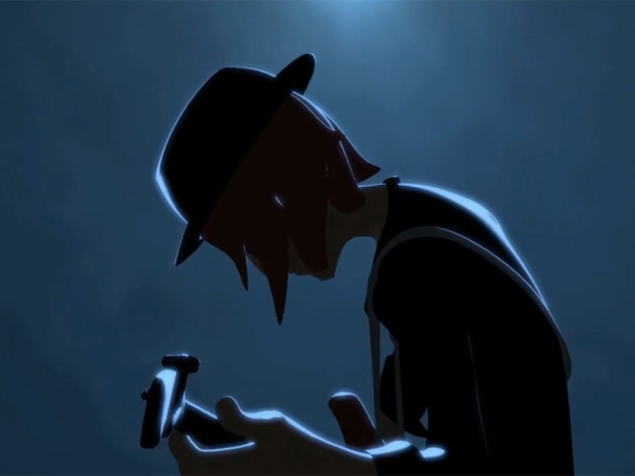 2D Rock Star Cartoon Illustration