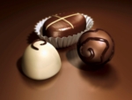 3D Assorted Chocolate Food Product Illustration
