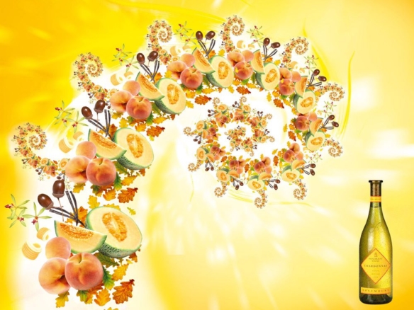 3D Liquids Rosemount Fruit Wine Bottle Advertising Animation