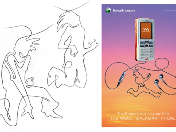 2D Air Guitar Character Illustration