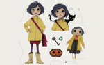2D Coraline Character Illustration