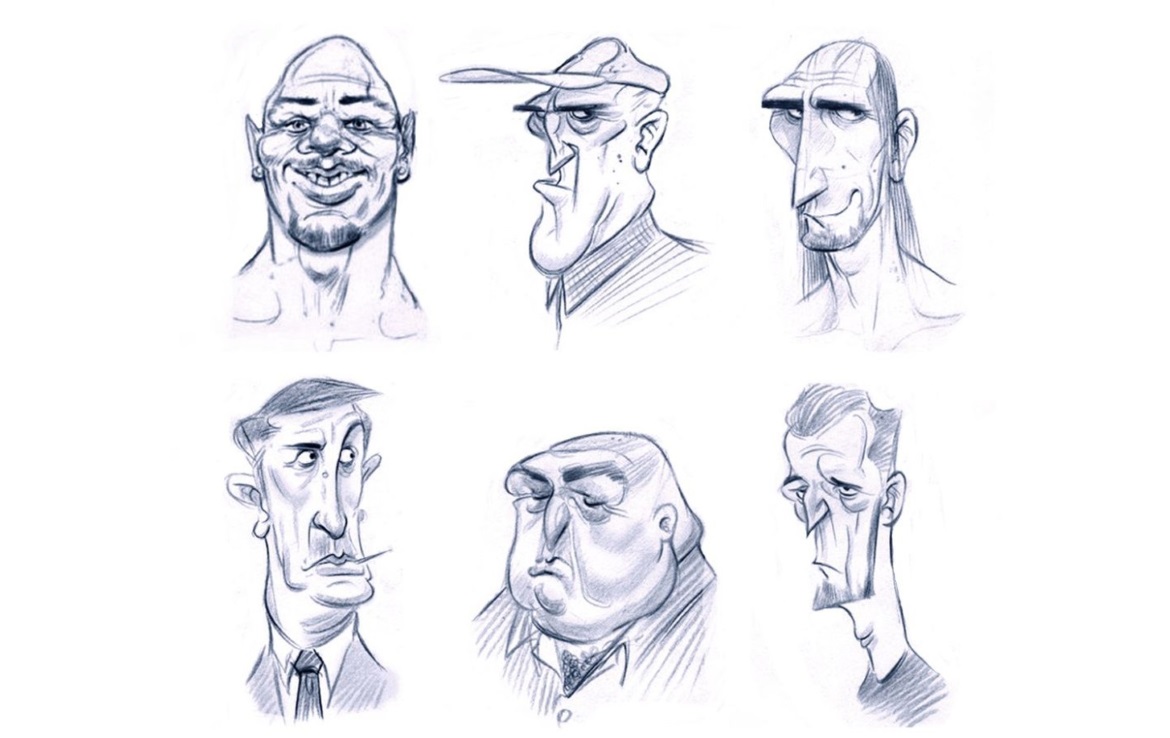 2D Facial Expressions Character Illustration