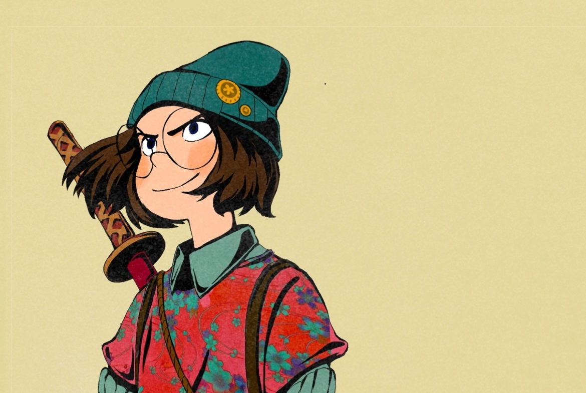 2D Hero Character Illustration