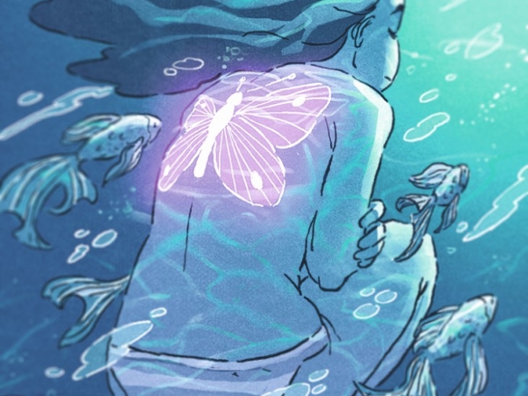 2D Weight of The Ocean Character Animation