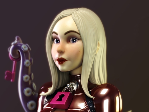 3D Serge Character Illustration