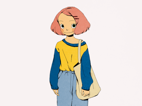 2D Casual Outfit Fashion Illustration