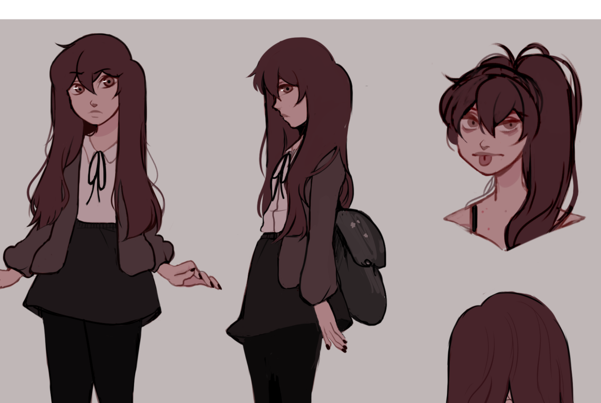 Featured 2D Esther Character Illustration