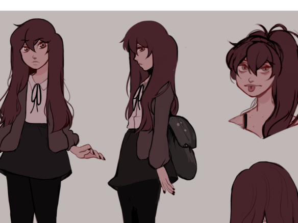 Featured 2D Esther Character Illustration