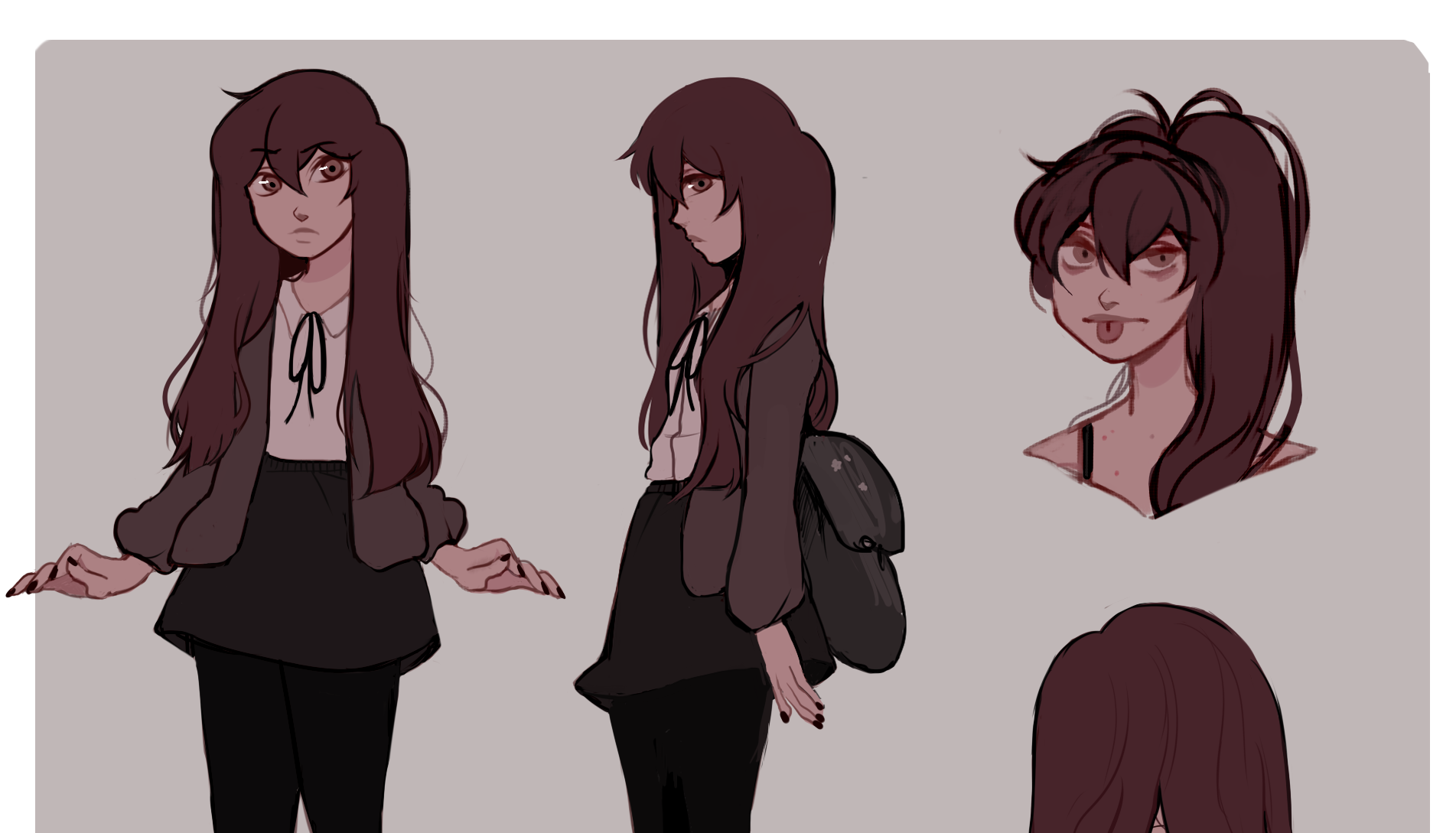 Featured 2D Esther Character Illustration