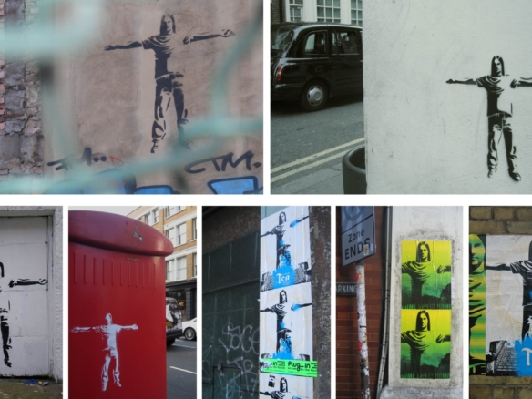 2D Graffiti Stencil For Drinks Advertising Campaign