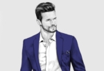 2D Male Jacket Model Fashion Illustration