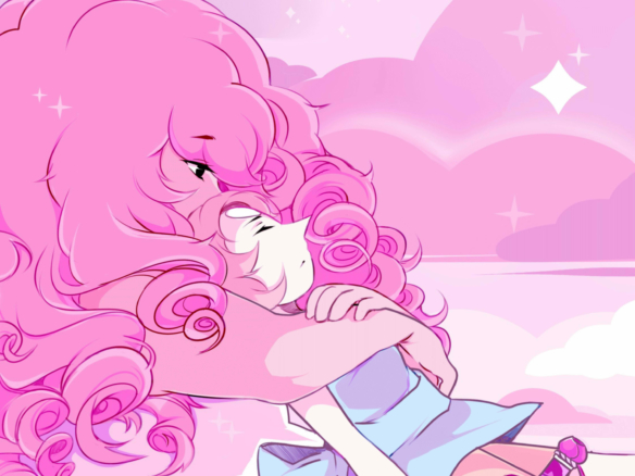 2D Steven Universe Rose Character Illustration