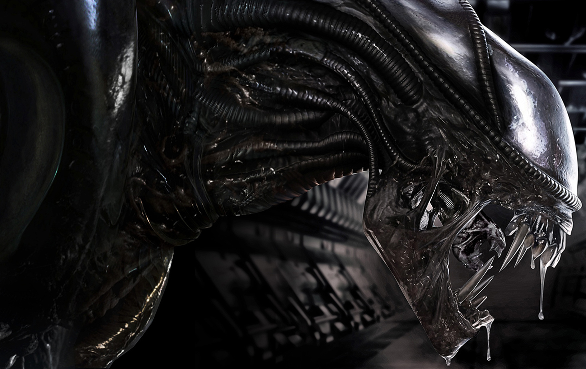 3D Alien Video Game Poster Illustration Thumbnail