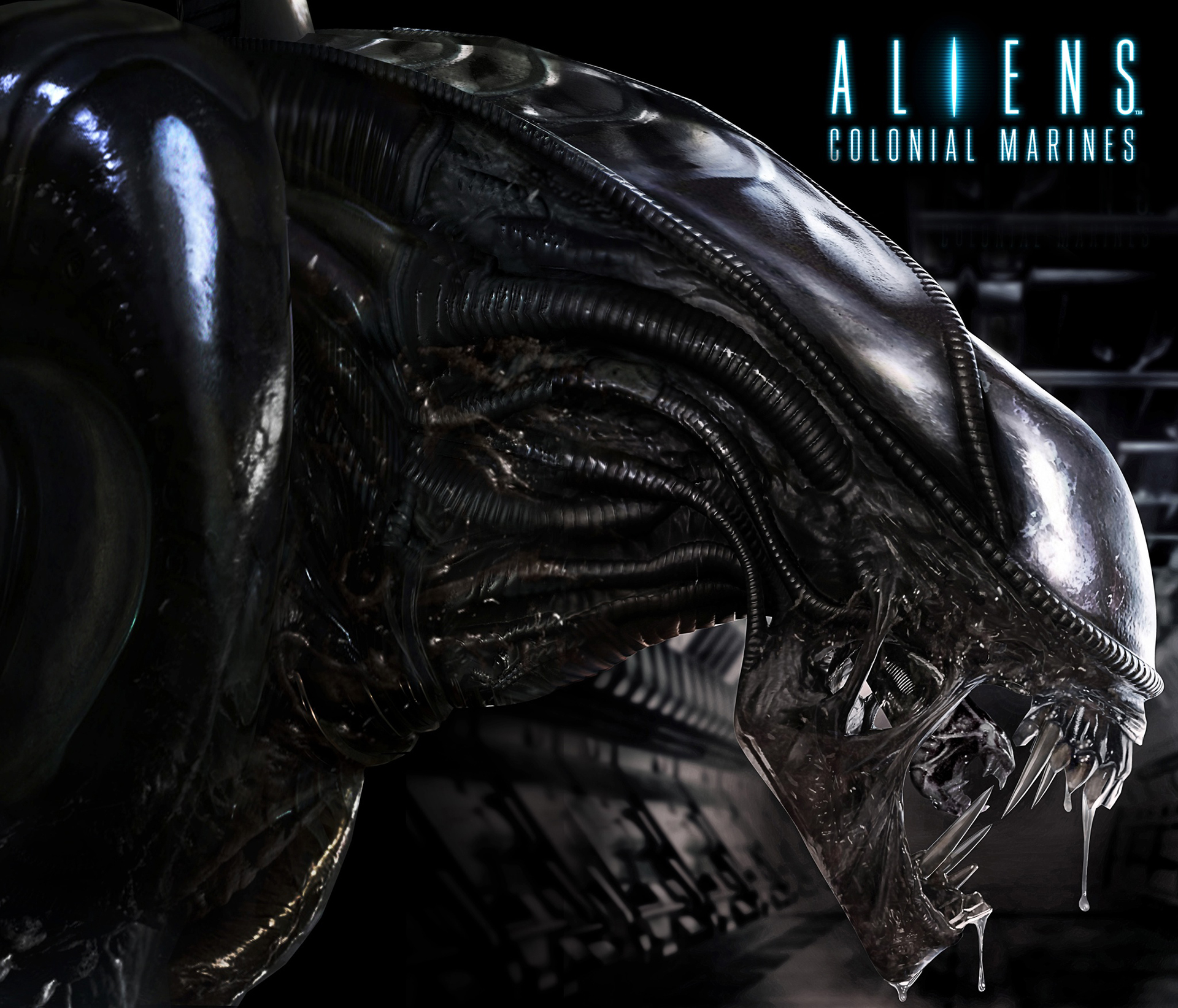 3D Alien Video Game Poster Illustration