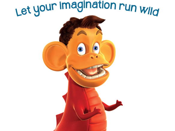 3D Animalgamation Monkeysaurus Jelly Sweets Product Illustration Thumbnail