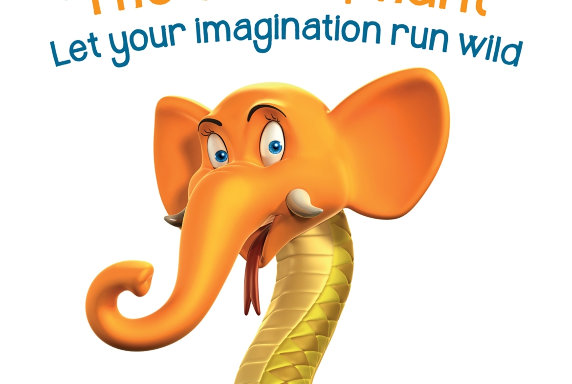 3D Animalgamation Snakephant Jelly Sweets Product Illustration Thumbnail