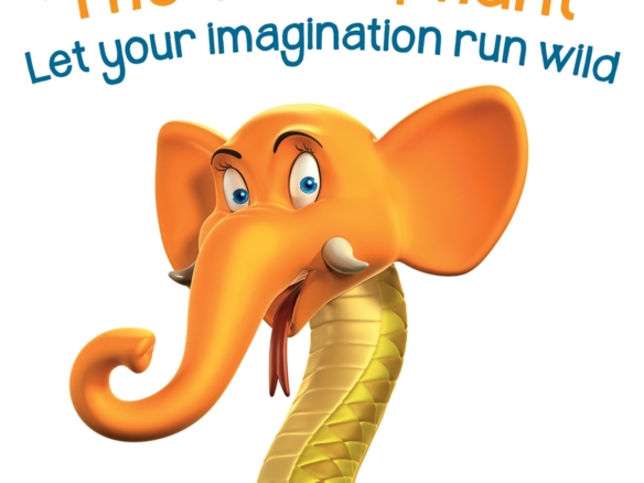 3D Animalgamation Snakephant Jelly Sweets Product Illustration Thumbnail