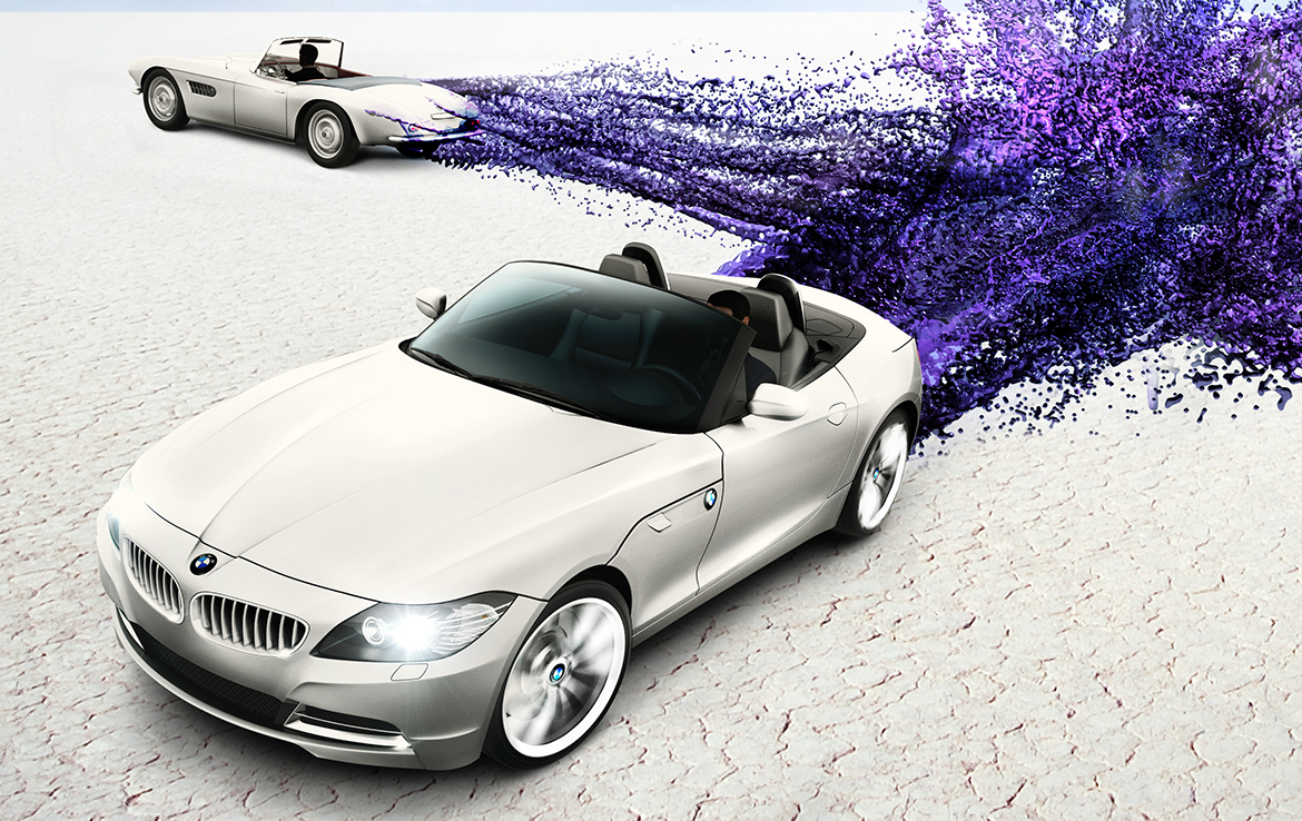 3D BMW 507 Z4 Series Car Illustration Thumbnail