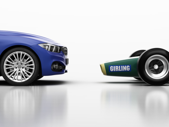 3D BMW Birling Car Illustration Thumbnail