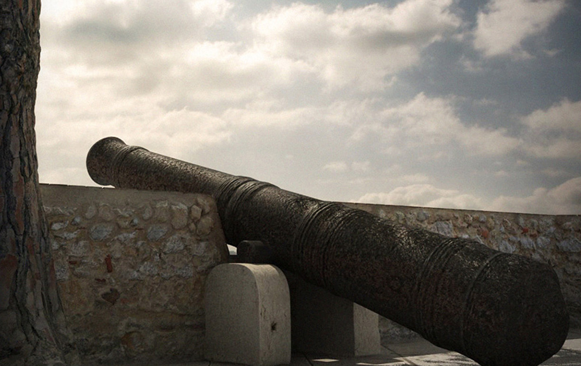 3D Castelo Cannon Illustration Thumbnail