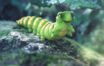 3D Catterpillar Character Illustration Thumbnail