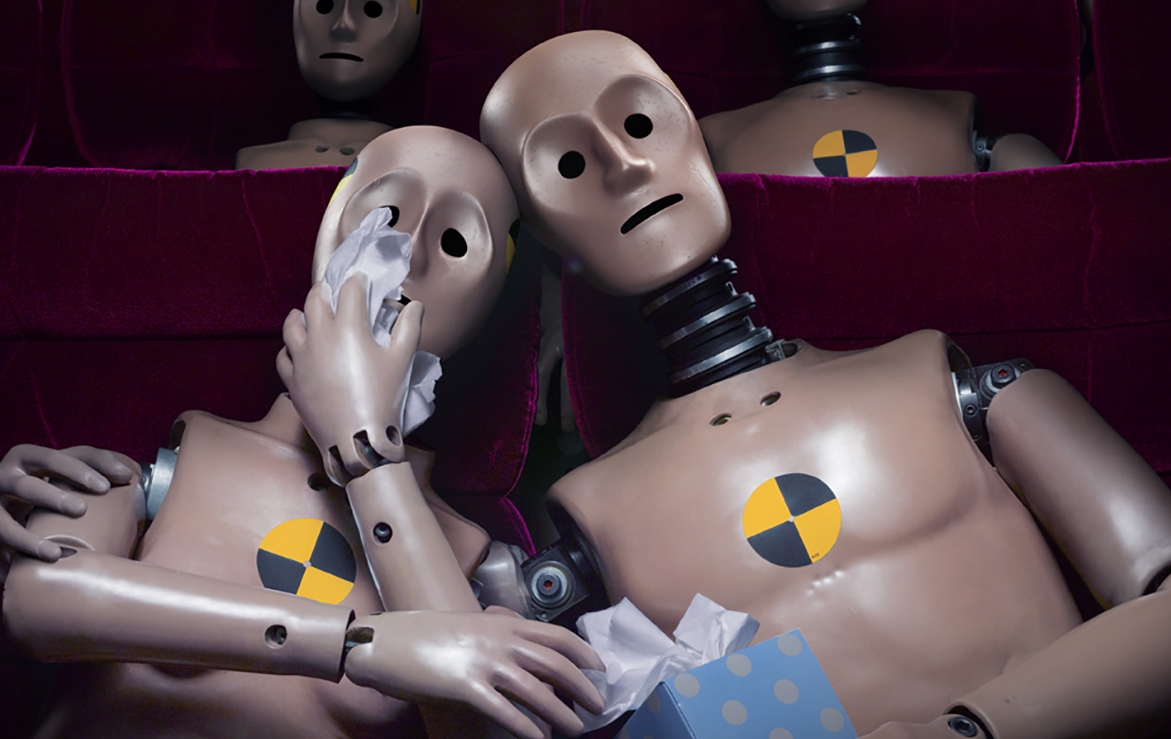 3D Cinema Crash Test Dummy Upset Character Illustration Thumbnail