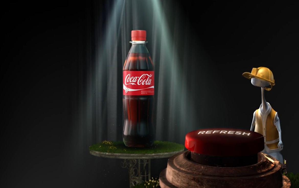 3D Coke Advertising Animation Thumbnail