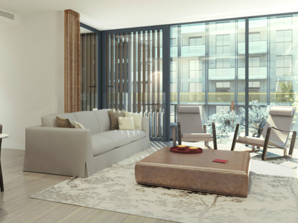 3D Contemporary Apartment Interior Illustration Thumbnail