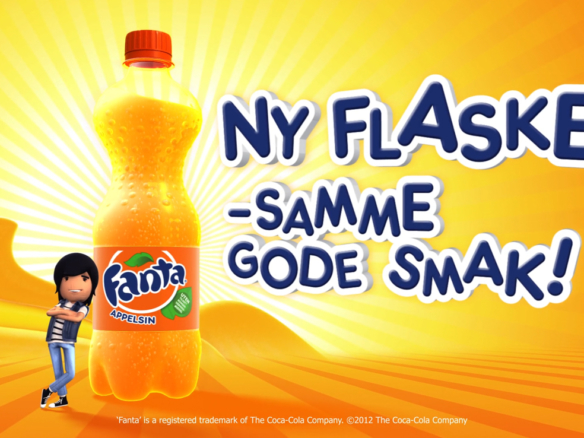 3D Fanta Drink Bottle Advertisement Animation Thumbnail