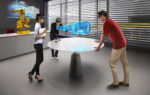 3D Futuristic Engineering Lab Visualization Illustration Thumbnail