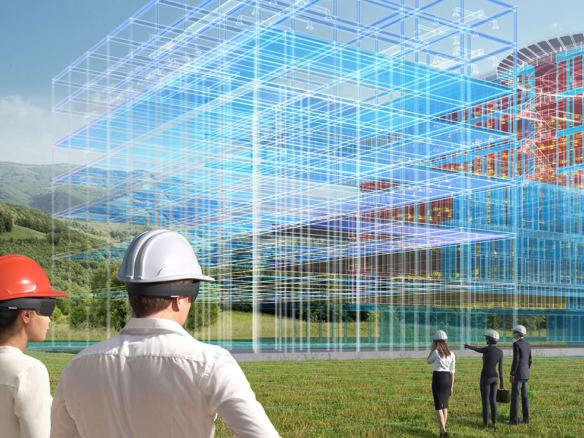 3D Hilti Building Construction Illustration Thumbnail