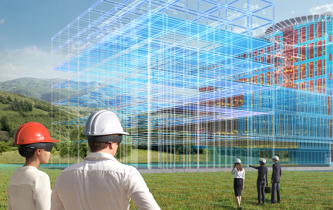 3D Hilti Building Construction Illustration Thumbnail