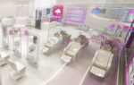 3D Loreal Beauty Studio Interior Architectual Illustration Thumbnail