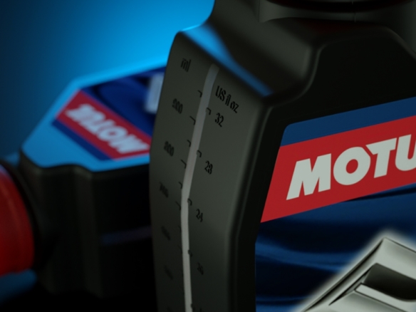 3D Motul Oil Bottle Illustration Thumbnail