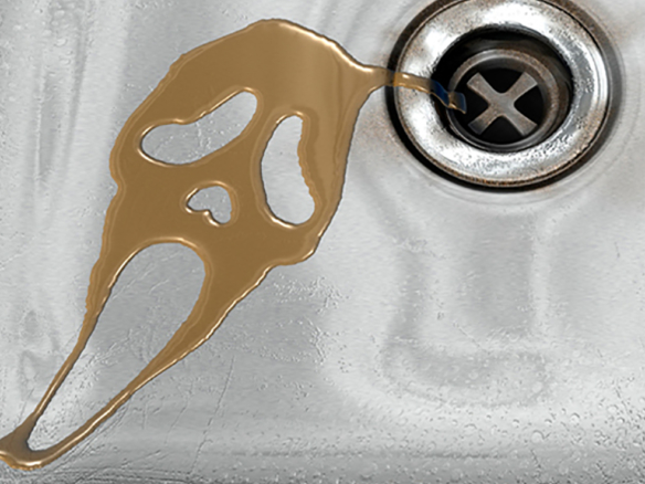 3D Scream Movie Liquid Sink Illustration