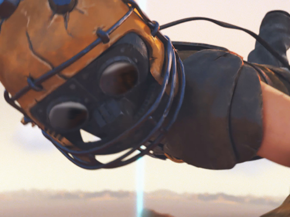 3D Stunt Cyclist Trials Video Game Illustration Thumbnail