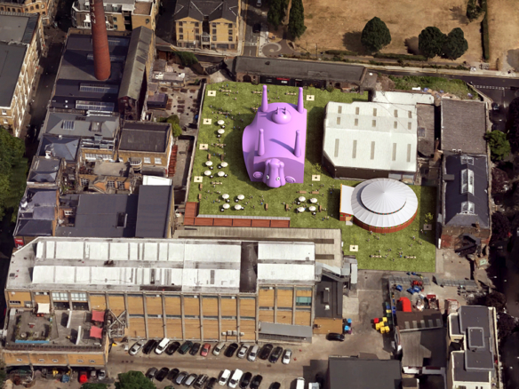 3D Underbelly Upsidedown Cow Illustration Thumbnail