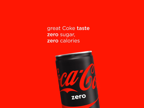 2D Coke Zero Motion Graphics Advertisement Animation Thumbnail