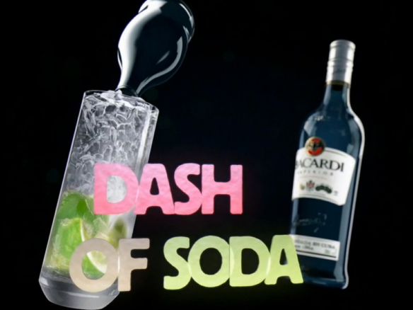 3D Bacardi Drink Motion Graphics Animation Thumbnail