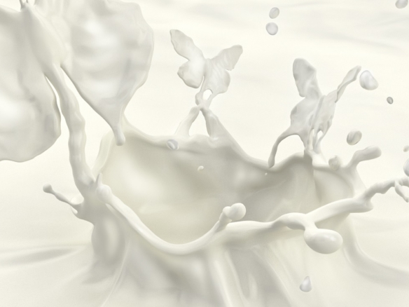 3D Milk liquid Splash Butterfly thumbnail