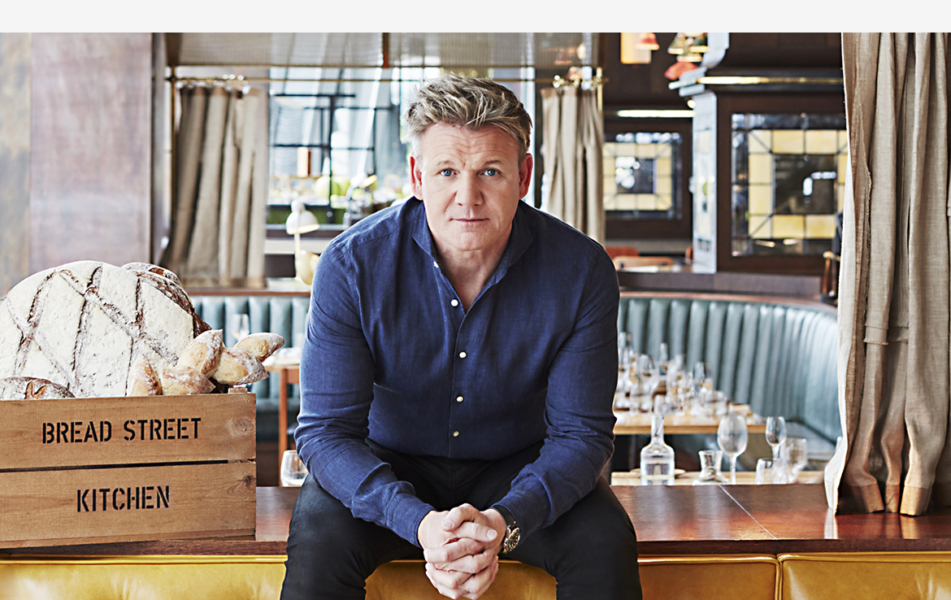 2D Chef Gordon Ramsay Profile Shot Photo Retouch Illustration ...