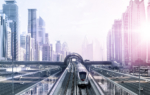 2D Modern City Metro Photo Retouch Illustration Thumbnail