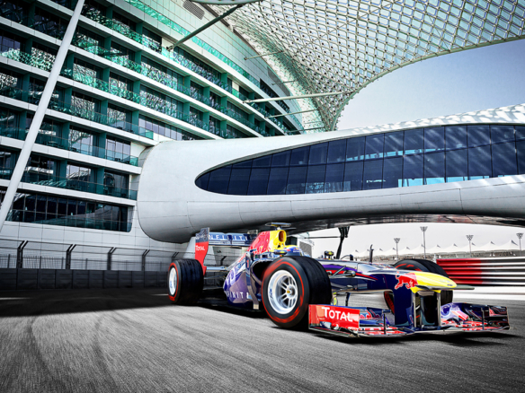 2D Red Bull Formula One Racing Photo Retouch Illustration Thumbnail