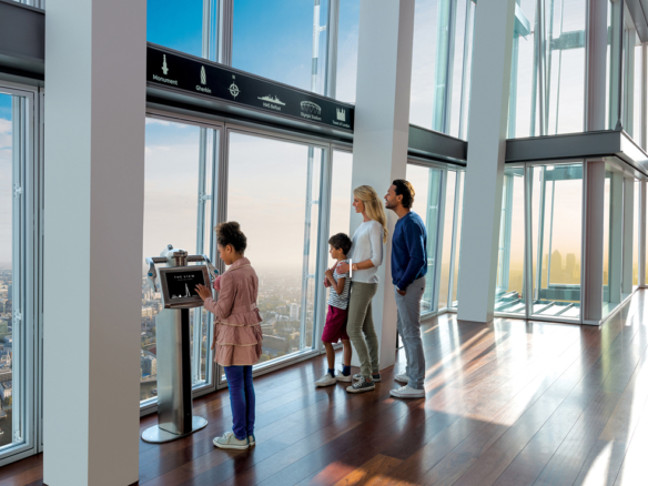 2D The Shard London Viewing Platform Photo Retouch Illustration Thumbnail