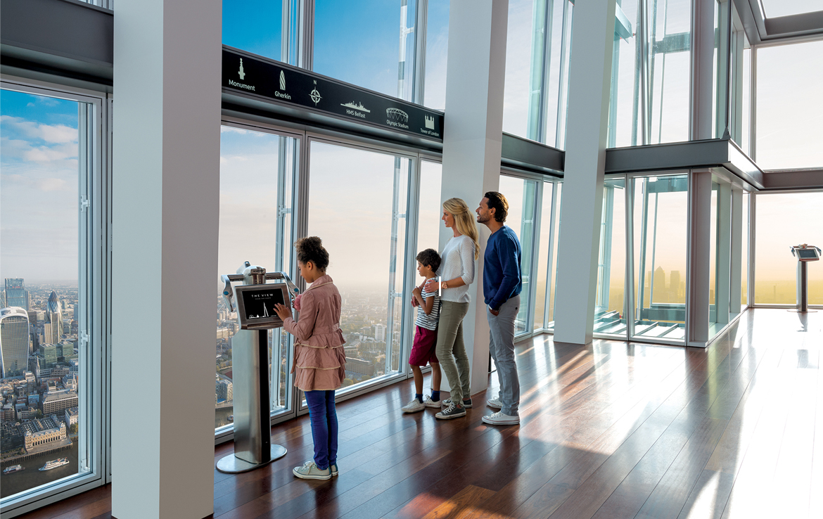 2D The Shard London Viewing Platform Photo Retouch Illustration Thumbnail