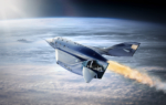 2D Virgin Galactic Rocket Photo Retouch Illustration Thumbnail