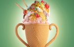 3D Ice Cream Trophy Cup Illustration Thumbnail