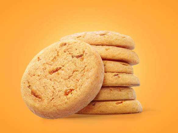 3D Toffee Biscuits Illustration Thumbnail