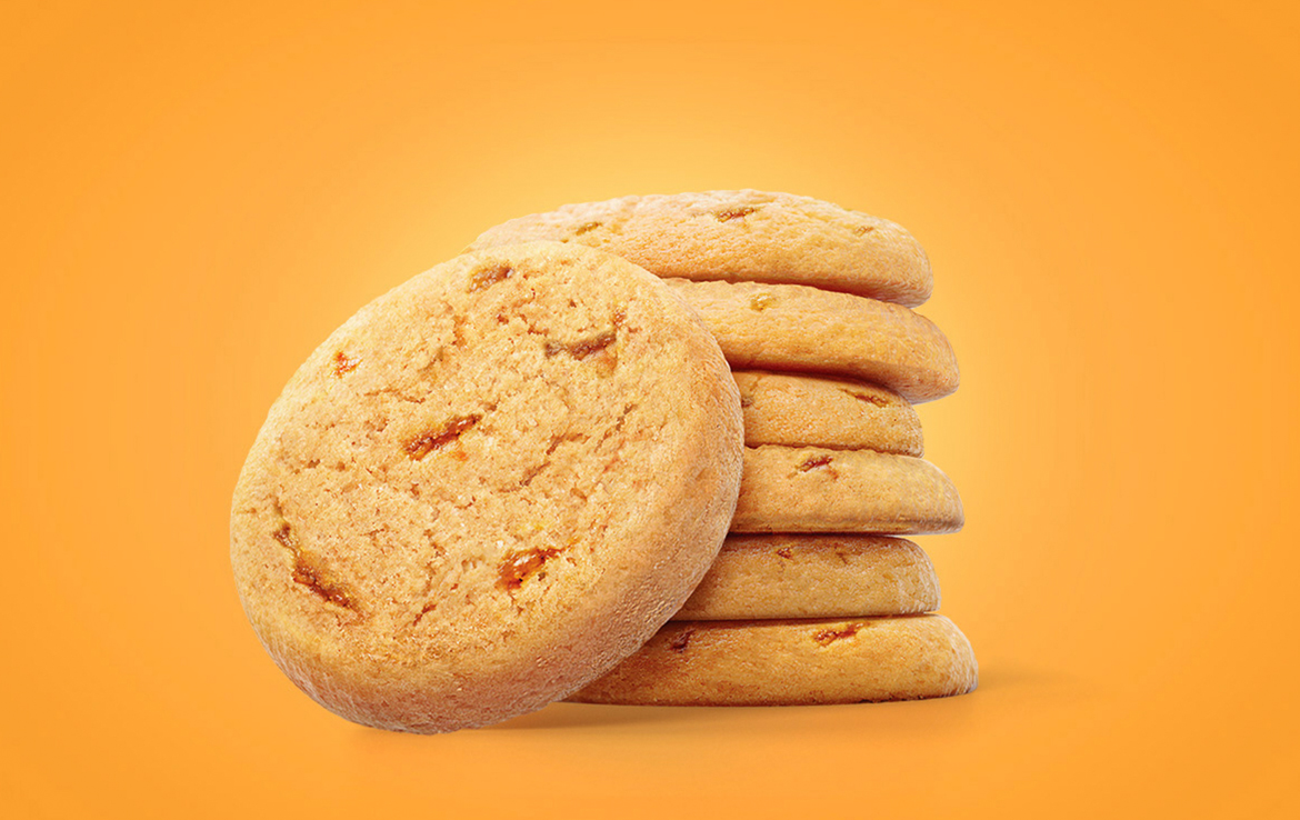 3D Toffee Biscuits Illustration Thumbnail