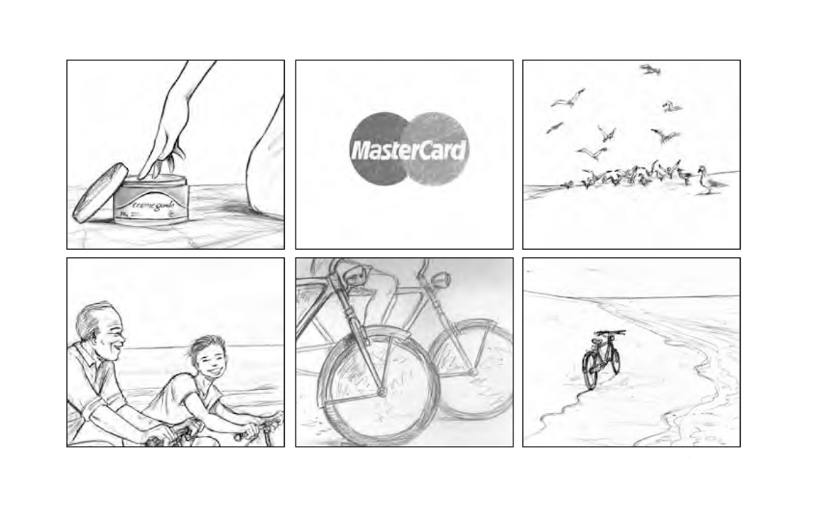 2D Mastercard Shooting Board Illustration Thumbnail